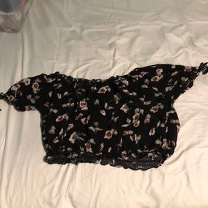 Floral crop top